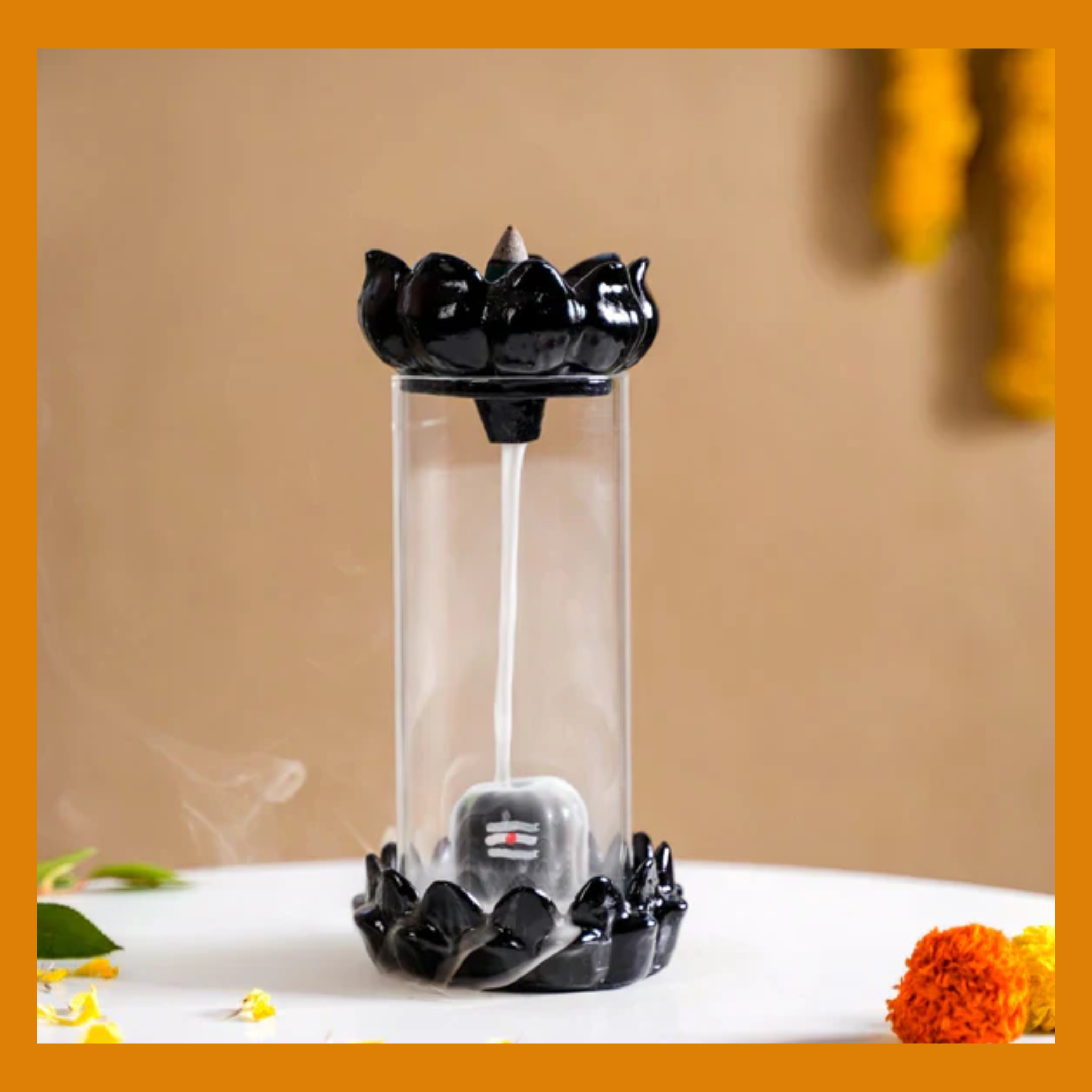 Shiva Smoke Fountain Incense Burner